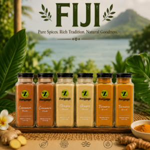 6 Jars - Zorganic Fiji Spice Value Bundle – Cinnamon, Ginger & Turmeric