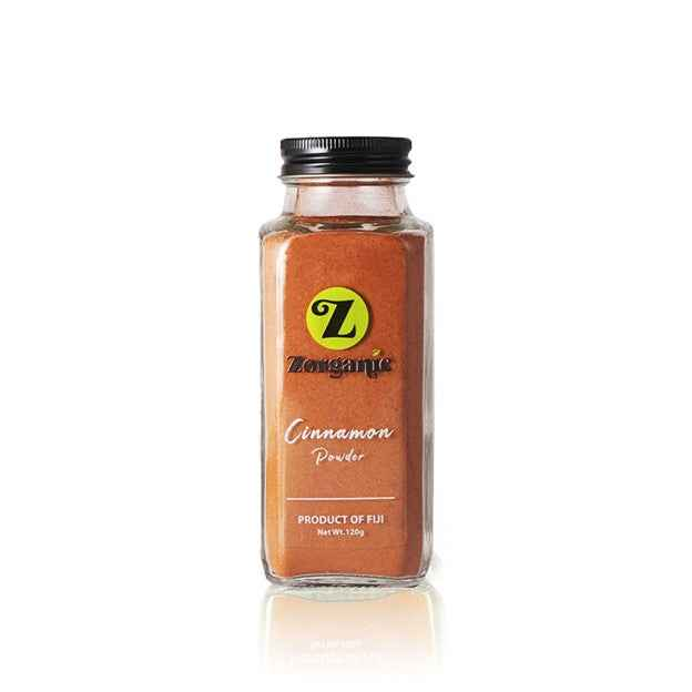 Zorganic Cinnamon Powder – Glass Jar 120g - Image 3