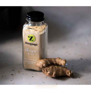 ZORGANIC GINGER POWDER (GLASS JAR) - 100g